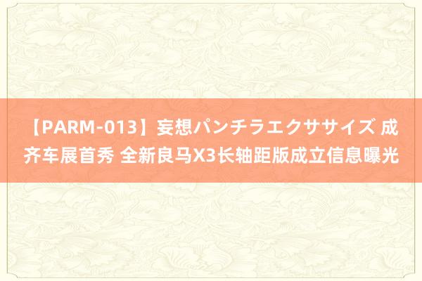 【PARM-013】妄想パンチラエクササイズ 成齐车展首秀 全新良马X3长轴距版成立信息曝光