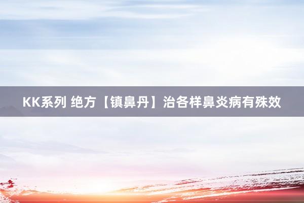KK系列 绝方【镇鼻丹】治各样鼻炎病有殊效