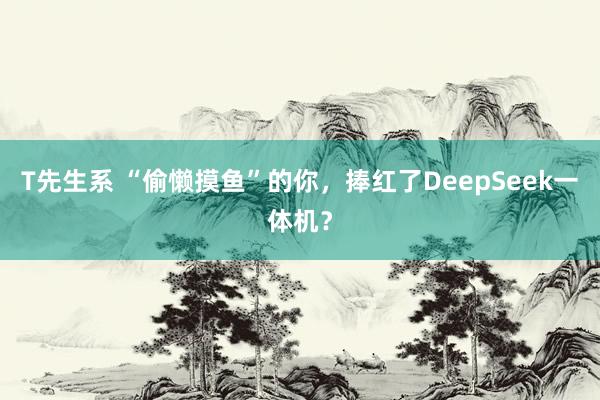T先生系 “偷懒摸鱼”的你，捧红了DeepSeek一体机？